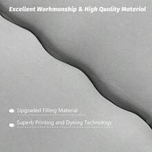 MAXYOYO Colchón de piso japonés colchón de futón colchón de espuma viscoelástica enrollable colchón de invitados almohadilla de dormir gruesa tapete de tatami plegable tumbona cama sofás y sofás gris tamaño Queen - Gris - Ver 7