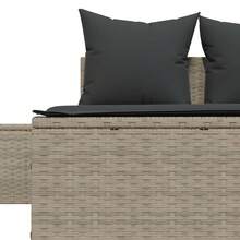 vidaXL Chaise longue de patio et balançoire - A - Voir 6