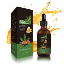 120ml Black Castor Oil Moisturize And Soften Skin Smooth Hair Base Oil Hair Care Essential Oil - Multi Scents - View 7