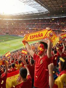 1pcs World Cup Themed Support Scarf, Lettering With Iconic Flag Suitable For Sports Events, The World Cup, Photo Props, Fan Gear, Machine Washable Durable Design For Games, Tournaments, And Casual Attire - 葡萄牙 - 查看 7