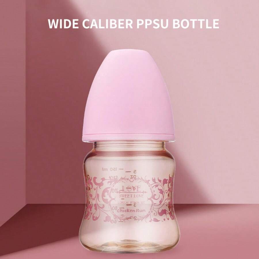 1 bình sữa chống đầy hơi PPSU, núm vú silicon, chống rơi vỡ và chịu nhiệt, đường kính bình 5cm, thích hợp cho bé sử dụng hàng ngày. - Nhiều màu - Xem 1