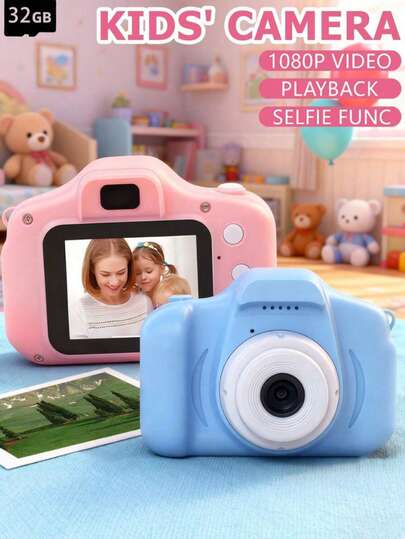 Mini cámara digital para niños toma fotos y videos juguetes SLR pequeño HD videocámara portátil regalo educativo creativo niños
