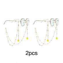 1/2pc Eyeglasses Chain, Fashionable New Butterfly Bead Eyeglasses Chain, Colorful Butterfly Sunglasses Chain. - Bươm bướm - Xem 25