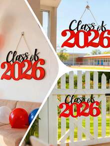 Dekorasi Wisuda 2026, Identifikasi Kelas 2026, Dekorasi Siluet 2026, Latar Belakang Foto Wisuda, Identifikasi Warna yang Dapat Disesuaikan, Dekorasi Wisuda SMA/Universitas, Identifikasi Kelas Wisuda 2026, Perlengkapan Pesta Wisuda, Identifikasi Grafiti DIY, Perlengkapan Foto Wisuda - Liontin Kelulusan 2026 (Merah) - View 6