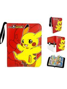 pokemon 240pcs/400pcs Card Album, Cartoon Anime Card Collection Book, Hawaiian Dragon Game Card VMAX GX EX Storage Folder, Toy Gift - Card Album - View 5