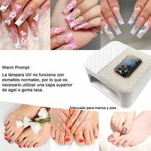 48W UV/LED Nail Lamp: Fast Curing, 3 Timer Modes, Anti-UV Protection, Ideal For Home And Salon Use - Apricot - View 5