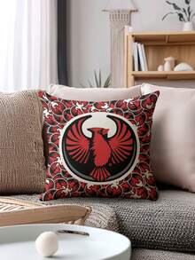 1/4/5/6/7 Stücke Rebellen Vogel Allianz Stil Roter Kardinal Muster Dekor Set, Wohnzimmer/Esszimmer/Schlafzimmer Dekoration, leinenähnliches Material, verschiedene Größen erhältlich, Tischdekoration, Kaminsims Schal, Tischsets, Untersetzer, Heimdekoration - Verschiedenfarbig - Übersicht 10