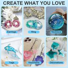 400克/300克/200克/100克高粘度透明UV树脂套装，快速固化低收缩UV环氧树脂，适用于工艺品、浇铸、涂料等。 - UV Resin - 查看 7