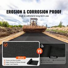 Heavy Duty Barrier Fabric Set, Includes 10 Ground Nails, Efficient Control For Yard, Garden Use - 1pcs - View 9