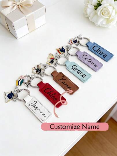 Personalized Name Graduation Keychain, Customized Keychain, 2026 Graduation Keychain Graduation Gift, Women's Graduation Gift, 2026 Keychain, Graduation Gift, Customized Keychain, Women's Elegant Gift, Teacher, Birthday, Christmas, Valentine's Day, Mother's Day