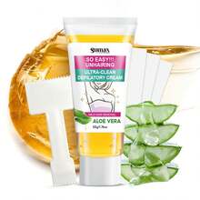 SUMAX 50克透明管装芦荟脱毛蜡 + 脱毛板 + 3条脱毛蜡纸 - 在家快速顺滑脱毛 - 腿部、手臂和身体脱毛效果持久 - 膏狀 - 查看 10