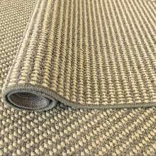 1 件装优雅米色和黑灰色拼接地垫，半圆形菠萝图案编织地垫，可水洗户外/厨房地毯，门垫，小地毯，区域地毯，卧室地毯 - 彩色 - 查看 9