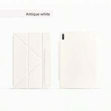 华为Matepad磁吸保护套，可拆卸翻盖，卡扣保护，Y型折叠多角度支架，自动唤醒/睡眠 - 白色 - 查看 8