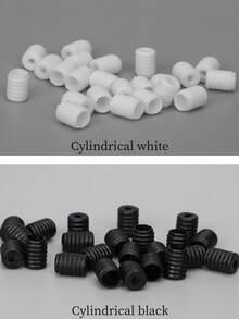 硅胶面罩可调节扣，柔软橡胶防滑扣，扁平/圆形弹性耳带固定扣 - 口罩固定扣 - 查看 4