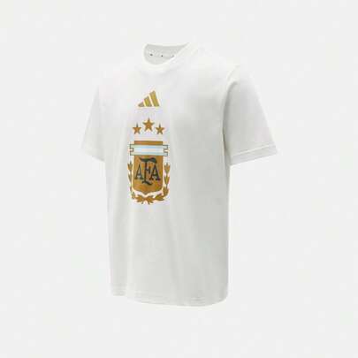 Adidas 男士 AFA DNA GR TEE 短袖T恤，针织无领短袖 TJZ6299