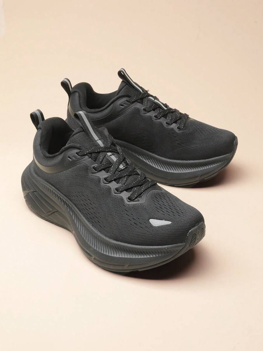 Comfortable Women's Walking Shoes With Cushioning ActiveBreeze Non-Slip Running And Tennis Sneakers | Breathable Athletic Shoes For Gym Workouts - 黑色 - 查看 1