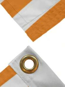 Customized 1-Sided Personalized Orange American Flag, Can Customize Photo, Logo, Flag, Outdoor All-Weather Memorial Cannon Sports Flag Grommet Ring, Yard Decor, Home Decor, Suitable For All Seasons, Personalized Gift For Family, Flag Pole Not Included - Multicolor - View 9