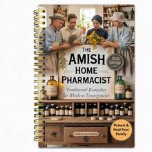 Amish Family Apothecary Notebook - Vintage Herbal Medicine Book, Contains Herbal And Plant Elements, Traditional Remedies Suitable For Modern Emergencies, Herbal Medicine Book, Herbal Guide, Classic Design, Durable Cover, High-Quality Paper - 1PC - 查看 2