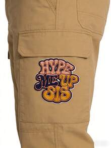 1pc Vintage Letter Embroidered Patch, Iron-On Or Sew-On, Versatile Applique For Clothes, Hats, Pants, Bags, Creative DIY Gift Set For Best Friends, Dual-Use Fashionable DIY Accessory - Letter - View 7