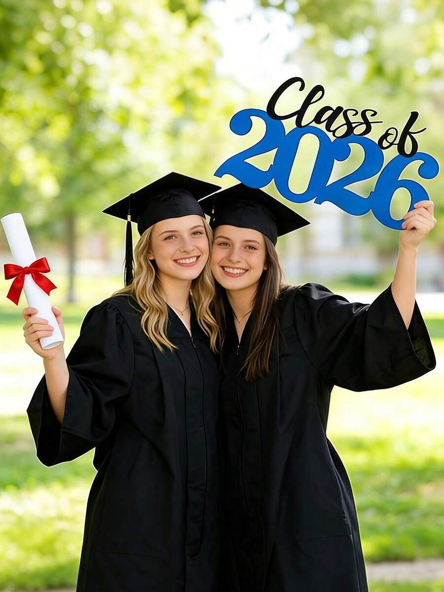 Đồ trang trí tốt nghiệp năm 2026, Logo lớp tốt nghiệp năm 2026, Trang trí hình bóng năm 2026, Phông nền chụp ảnh tốt nghiệp, Logo màu tùy chỉnh, Đồ trang trí tốt nghiệp trung học/đại học, Logo lớp tốt nghiệp năm 2026, Phụ kiện tiệc tốt nghiệp, Logo tự làm theo phong cách Graffiti, Phụ kiện chụp ảnh tốt nghiệp - Mặt dây chuyền tốt nghiệp năm 2026 (Màu xanh dương) - Xem 1