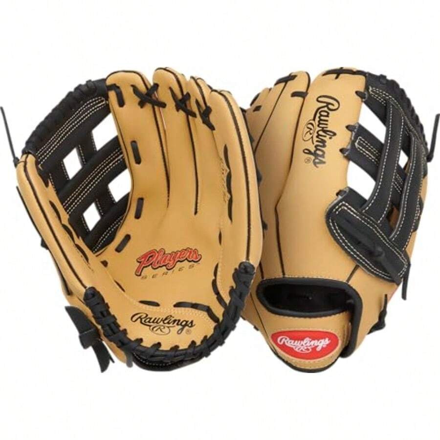 Rawlings Guante de béisbol de la Serie T y Juvenil Tamaños 23 cm 292 cm Varios Estilos - Negro camello - Ver 1