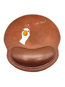 Alfombrilla de ratón con diseño de pato de oficina, adecuada para ordenador de oficina y portátil, alfombrilla de ratón con soporte para la muñeca, diseño lindo de gato trabajando, diseño ergonómico con reposamuñecas, alfombrilla de ratón de piel sintética, alfombrilla de ratón cómoda con soporte suave para la muñeca, alfombrilla de escritorio de ordenador, almohadilla de teclado de oficina, protector de escritorio, adecuada para base antideslizante, gaming, antideslizante, ordenador, portátil, oficina y uso doméstico, recuerdo de graduación, adecuada para oficina y gaming, regalo perfecto para el Día de San Valentín y el Día de la Madre - Multicolor - Ver 16