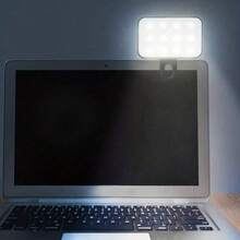Multifunctional DUONENG Luz de Preenchimento Portátil para Selfie, Luz de Preenchimento de Bolso com Clipe, Adequada para Câmera de Telefone, Luz de Preenchimento LED com Clipe com 3 Modos de Iluminação, Recarregável, Portátil, Adequada para Laptop/Telefone/Tablet/Chamada Zoom/Maquiagem, Ideal para Selfie e Transmissão Ao Vivo, Luz de Preenchimento Portátil - Versão com bateria - Visão 10