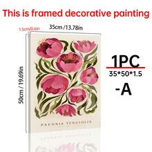 1 Print With Optional Frame – Modern Poster: Summer Peonies, A Colourful And Whimsical Piece Of Art; Peonies, Vibrant Wall Art, Modern Art Print, Suitable For Nurseries, Gallery Walls, Bathrooms And Living Rooms - Multicolor - View 11