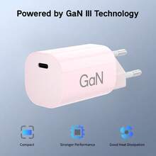 30W USB-C 充电器,USB-C GaN 充电器,GaN PPS 快速 USB 适配器,兼容 17/16 及更多系列、Galaxy 系列,适用于手机、平板电脑、移动电源,马卡龙色 Type-C 快速充电器 - 查看 8