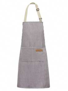 Unisex Cooking Aprons Adjustable Kitchen Bib Aprons For Women Men Chef Kitchen Cooking Aprons Cotton Polyester Blend Adjustable Bib Aprons Chef Aprons Baking Strap Aprons Chef Aprons Perfect For Restaurant BBQ And Painting Home Cooking Essentials - Multicolor - View 17