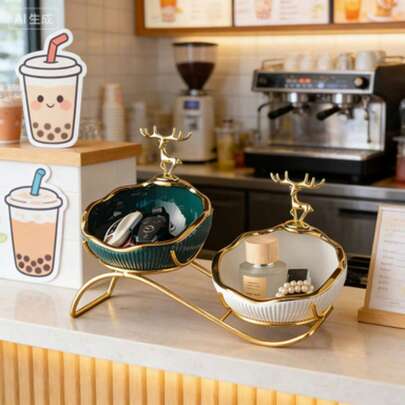 Light Luxury Entrance Key Storage Ornament, Entryway Shoe Cabinet Decor, Living Room Home Decoration, Housewarming Gift For New Home