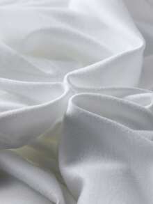 白色纯色休闲优雅性感露背缎带吊带针织连衣裙，适合派对、度假、生日、日常穿着。 - 白色 - 查看 7