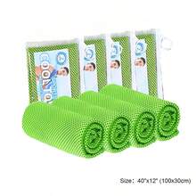 40"X12" (100x30cm) Cooling Towel, Soft Breathable Quick-Dry Towel, Sports Cooling Towel, Rose, Light Blue, Light Gray, Green Antibacterial Microfiber Material, Neck & Face Cooling Towel, Gym Sweat Towel, Beach Absorbent Towel, Summer Cooling Towel, Suitable For Fitness, Yoga, Pilates, Outdoor Running, Cycling, Golf, Camping - Zipper Bag Packaging - View 16