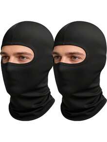 2 Sets Unisex Windproof Sunscreen Face Mask, Outdoor Cycling Daily Wear Face Mask With Neck Protection - Multicolor - View 6