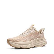 Women's Slip On Walking Shoes Hands-Free Cushion Running Tennis SwiftPlush Non-Slip Comfortable Workout Gym Athletic Fashion Sneakers - 米色 - 查看 4