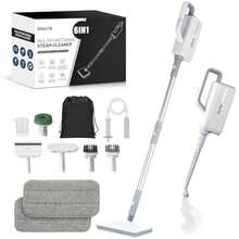 Steam Mop for Floor Cleaning Steam Cleaner for Home with Handheld 6-in-1 Multi-function Attachments for Hardwood Floors Clothes Windows Tiles Grout Furniture Carpet Cleaning - Ver 8