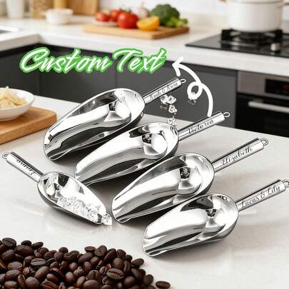 Personalizowana łyżka do lodów ze stali nierdzewnej, wielofunkcyjna łyżka do lodów, łyżka do robienia kulek z arbuza, łyżka deserowa do hotelu i bufetu