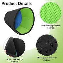 1 chiếc vòng cổ bảo vệ thoải mái cho thú cưng, vòng cổ điều chỉnh được cho chó, ngăn ngừa vết cắn và liếm, có thể đảo chiều. - Xem 3