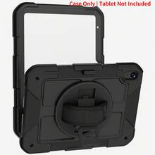 1 Piece, Compatible With IPad 9th/8th/7th Generation Cases, 10.2-Inch (2021/2020/2019 Models), 9.7-Inch 6th Generation/ 5th Generation 2018/2017 Models (Model Nos.: A1893, A1954, A1822, A1823), (A16) 11th Generation 11-Inch 2025, 10th Generation 10.9-Inch 2022, Tab A11+/A9+ Plus 11-Inch 2026/2024 With 360-Degree Rotating Stand, Drop-Proof Case With Pen Slot, Black + Black - Black - View 8