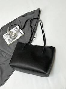 Large Capacity Tote Bag, New Versatile Commuter Bag, Shoulder & Crossbody Bag, New Handbag - Multicolor - View 5