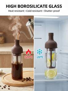 SOKANY 1000ml Large Capacity Cold Brew Coffee Pot - High Borosilicate Glass Extraction Pot Suitable For Home, Multi-Functional Cold Brew Pot Can Be Used For Coffee And Fruit Tea - 0.5L-1L - View 5