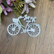 Bicycle Die Cutting Mold, Metal Cutting Dies, Card Making Kit, Embossing Paper, Die Cut Pieces, Scrapbooking Machine, Template, Storage Bag, Related Supplies - Silver-white - View 5