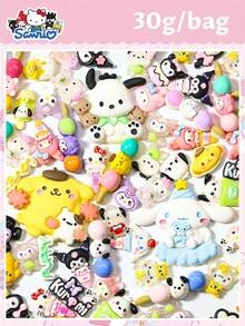SANRIO 30克三丽鸥系列可爱卡通树脂吊坠，DIY饰品制作配件，适用于项链、耳环、包包等手工制作 - 期間 - 查看 7