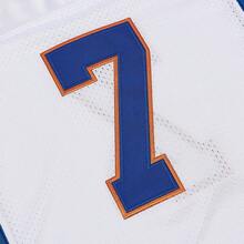 Alex Moore #7 White Mountain State Football Jersey, Embroidered Letter Football Uniform, American Game Training Mesh Shirt Spring - White - View 7