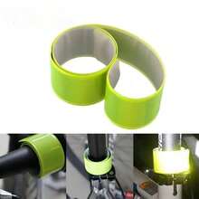 2pcs/5pcs/10pcs Colorful Bicycle Ankle Straps - Mountain Bike Reflective Bands, Snap Bands, Fluorescent Green, PVC Material, Suitable For Bicycle Handle Stickers, Bicycle Accessories | Vibrant Design | Durable Strap Material, Bicycle Parts - Multicolor - View 6