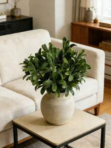 10 cành lá ô liu nhân tạo, dài 20cm, chất lượng cao, cây xanh giả, thích hợp trang trí nhà cửa, đám cưới. Tuyệt vời cho phòng khách, bàn ăn, đám cưới và lễ đính hôn. Không bao gồm chậu đựng. (1 chậu/10 cành) - Nhiều màu - Xem 5