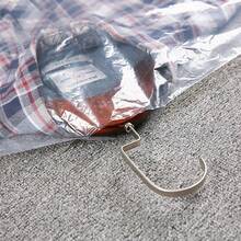 Garment Dust Cover, Transparent Plastic Dry Cleaning Disposable Garment Bag For Coats & Suits - White - View 6