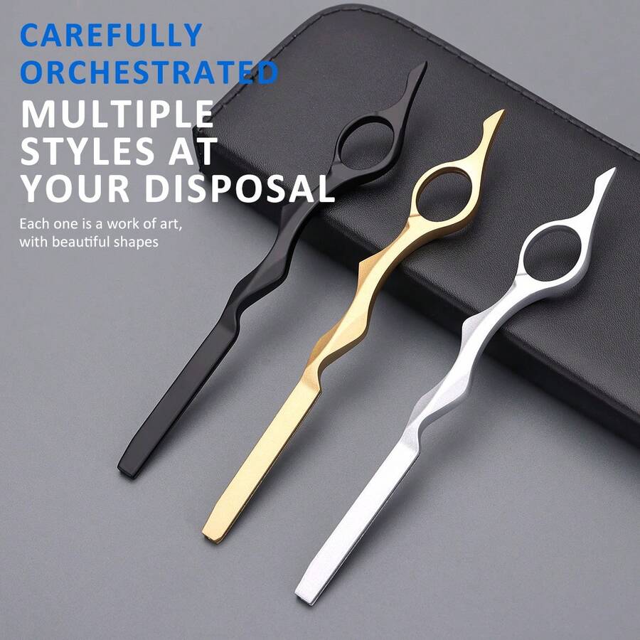 专业美发造型打薄纹理剪裁羽毛剃刀