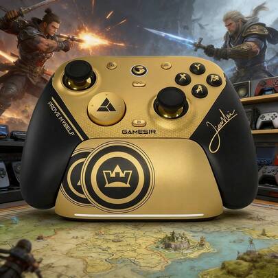 GAMESIR El mando G7 Pro 8K es compatible con dispositivos iOS, Android, Switch, Steam y PC. Un mando de primera categoría con una tasa de sondeo de 8000 Hz y una sensación de juego profesional. La tasa de sondeo de 8K es increíblemente rápida, con una latencia de extremo a extremo de 0,5 ms, un joystick TMR personalizado y activación con un solo botón en Switch.