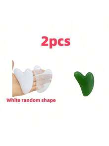 1pc Polyresin Gua Sha Board, Facial, Eye, Body Massage Tool For Relaxation And Skin Care - Multicolor - View 11